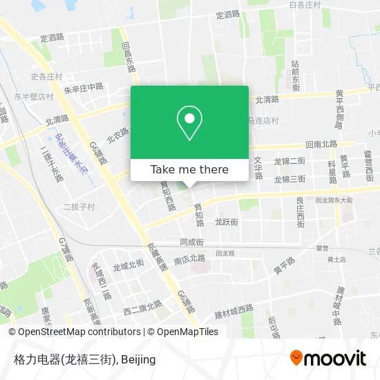 格力电器(龙禧三街) map