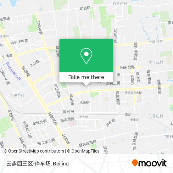 云趣园三区-停车场 map
