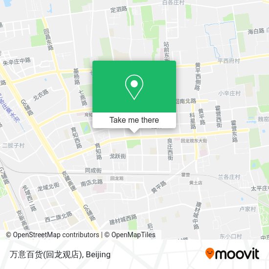 万意百货(回龙观店) map
