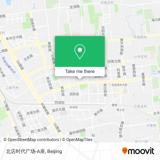 北店时代广场-A座 map