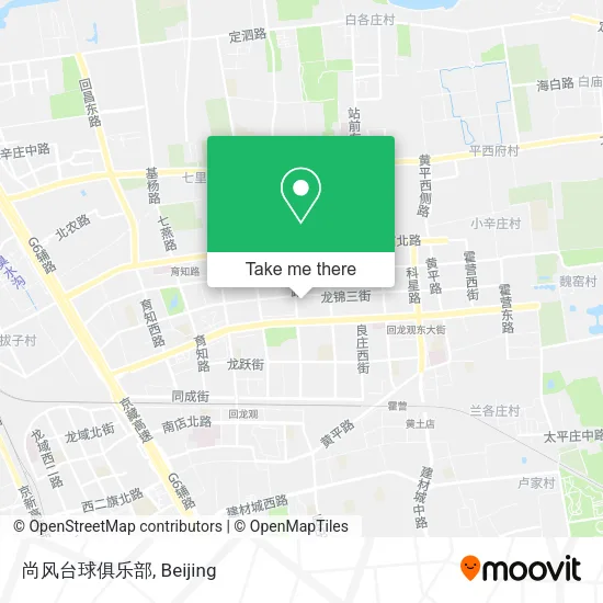 尚风台球俱乐部 map