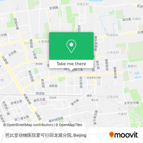 芭比堂动物医院爱可行回龙观分院 map