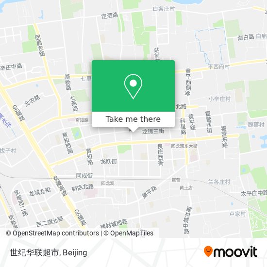 世纪华联超市 map
