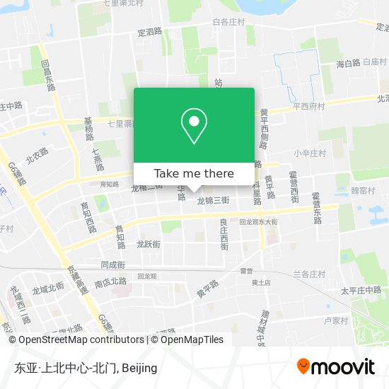 东亚·上北中心-北门 map