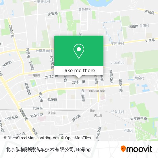 北京纵横驰骋汽车技术有限公司 map