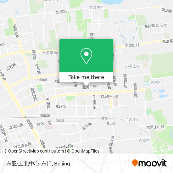 东亚·上北中心-东门 map