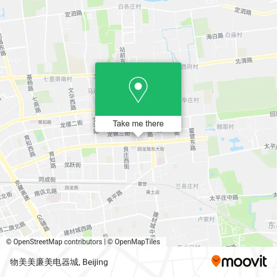 物美美廉美电器城 map