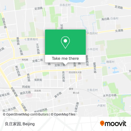 良庄家园 map