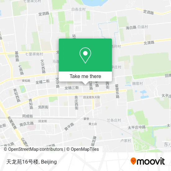 天龙苑16号楼 map