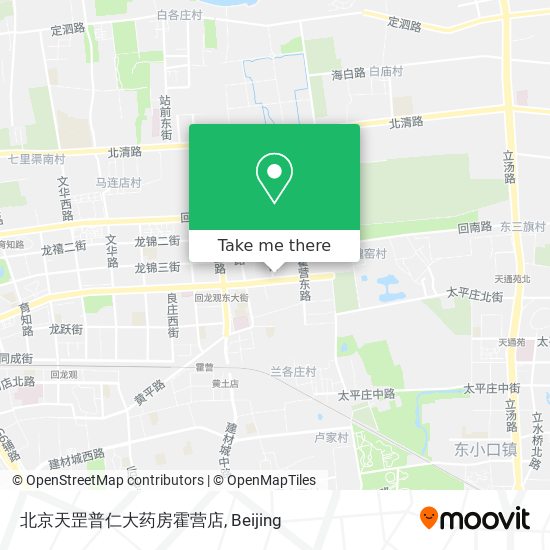 北京天罡普仁大药房霍营店 map