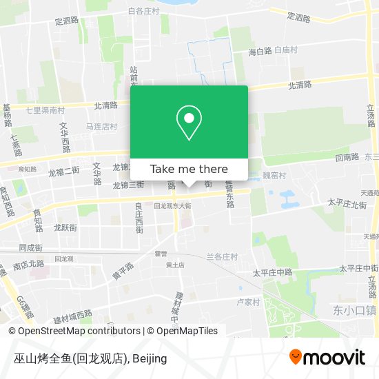 巫山烤全鱼(回龙观店) map