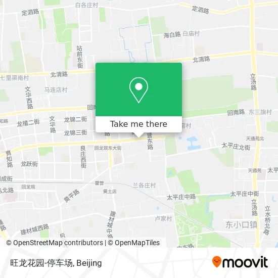 旺龙花园-停车场 map