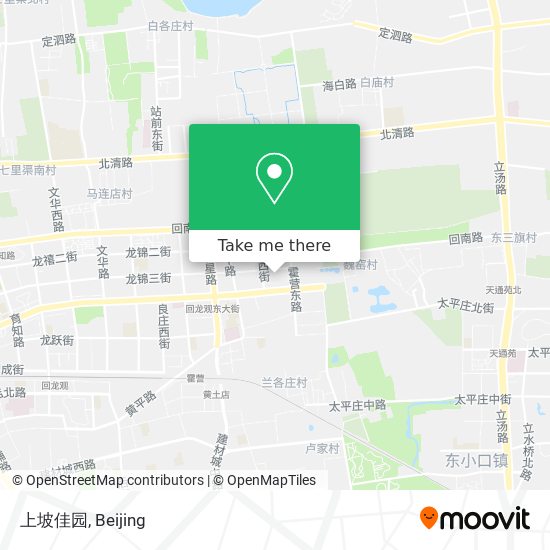 上坡佳园 map