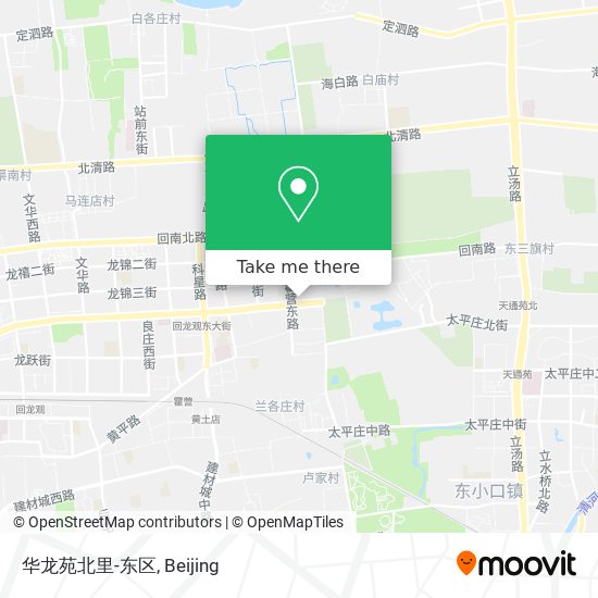 华龙苑北里-东区 map