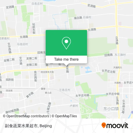 副食蔬菜水果超市 map