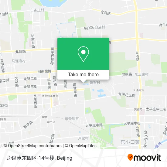 龙锦苑东四区-14号楼 map