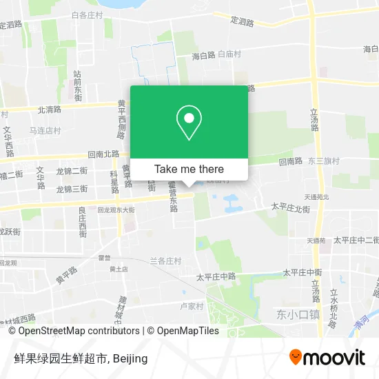 鲜果绿园生鲜超市 map