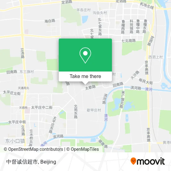 中督诚信超市 map