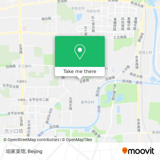 咱家菜馆 map
