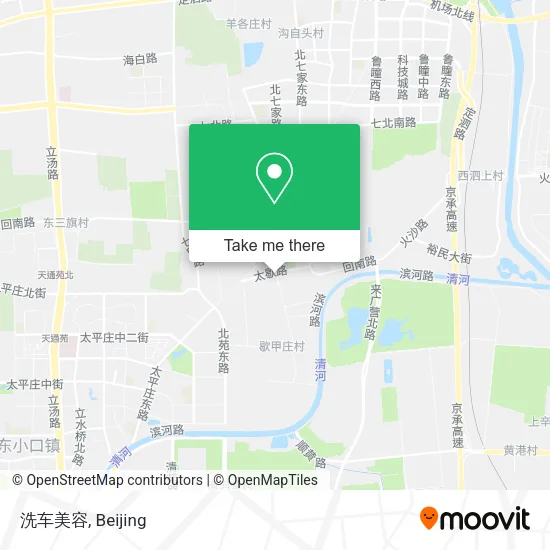 洗车美容 map