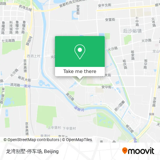 龙湾别墅-停车场 map