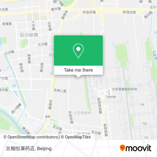 京顺恒康药店 map