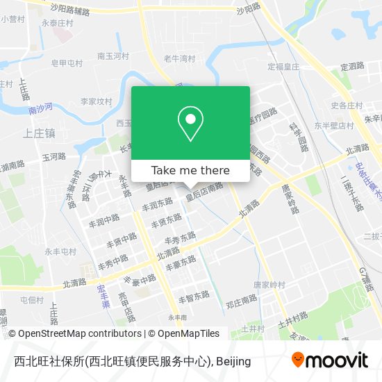西北旺社保所(西北旺镇便民服务中心) map