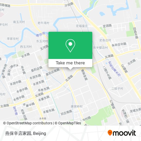 燕保辛店家园 map