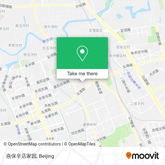 燕保辛店家园 map