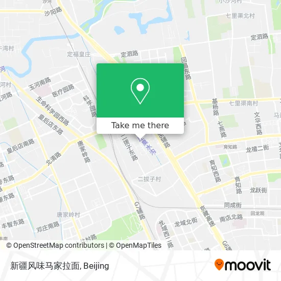 新疆风味马家拉面 map