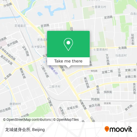 龙城健身会所 map