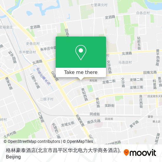 格林豪泰酒店(北京市昌平区华北电力大学商务酒店) map