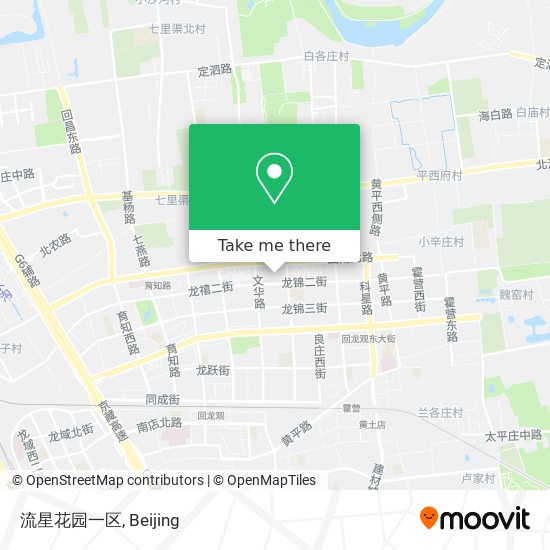 流星花园一区 map
