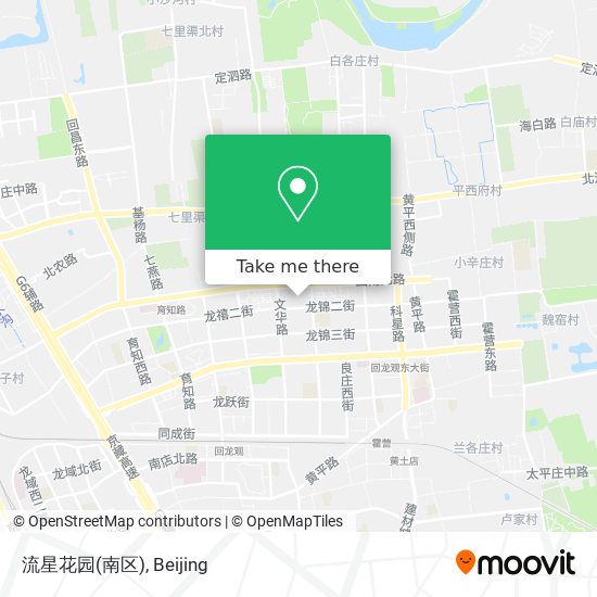 流星花园(南区) map