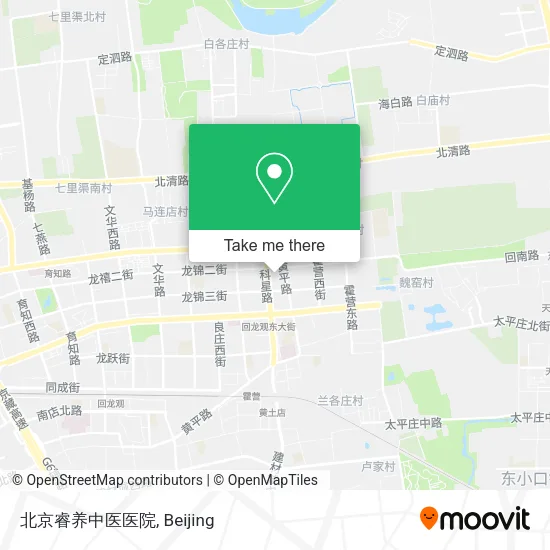北京睿养中医医院 map