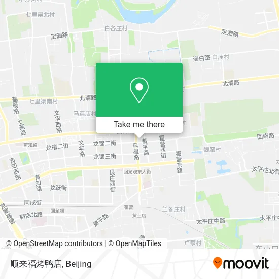 顺来福烤鸭店 map