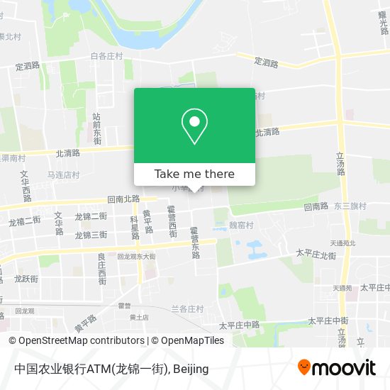 中国农业银行ATM(龙锦一街) map