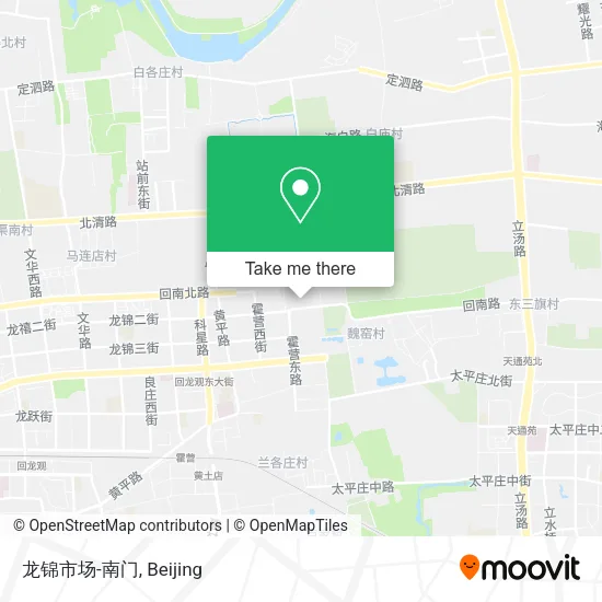 龙锦市场-南门 map
