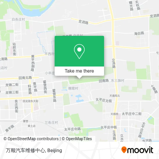 万顺汽车维修中心 map