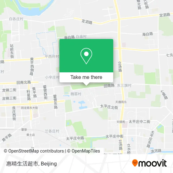 惠晴生活超市 map