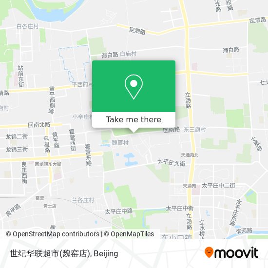 世纪华联超市(魏窑店) map