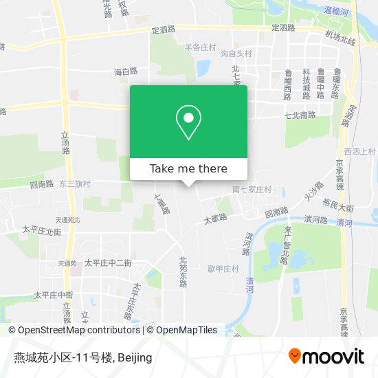 燕城苑小区-11号楼 map