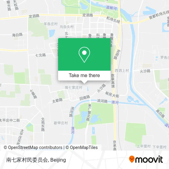南七家村民委员会 map