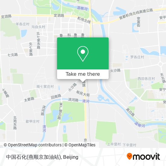 中国石化(燕顺京加油站) map