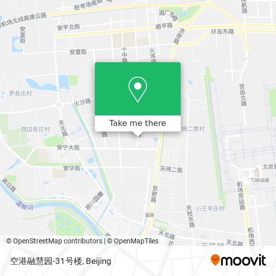 空港融慧园-31号楼 map