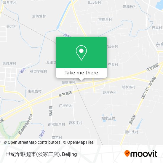 世纪华联超市(侯家庄店) map