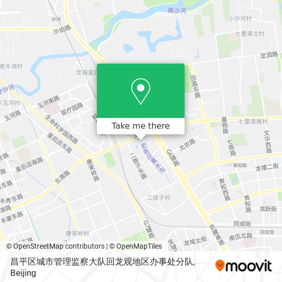 昌平区城市管理监察大队回龙观地区办事处分队 map