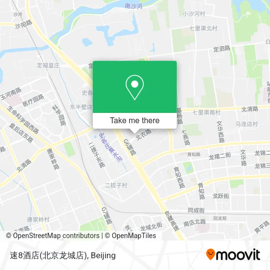 速8酒店(北京龙城店) map