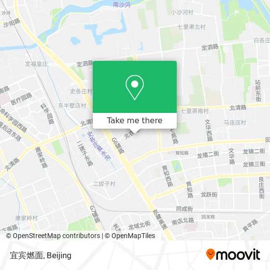 宜宾燃面 map