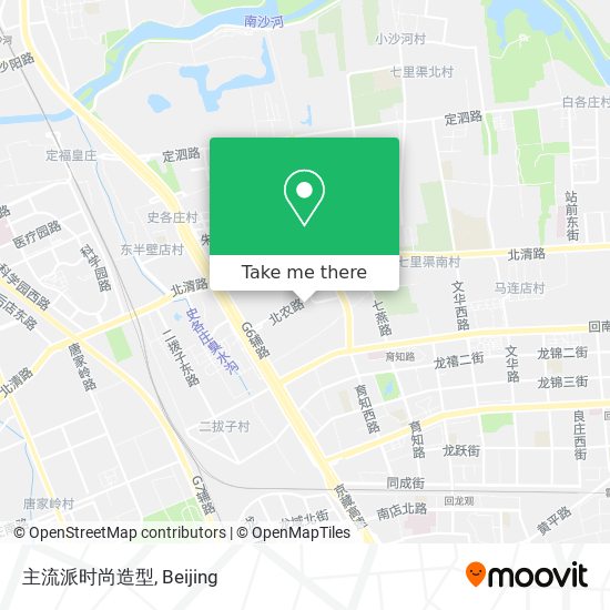 主流派时尚造型 map